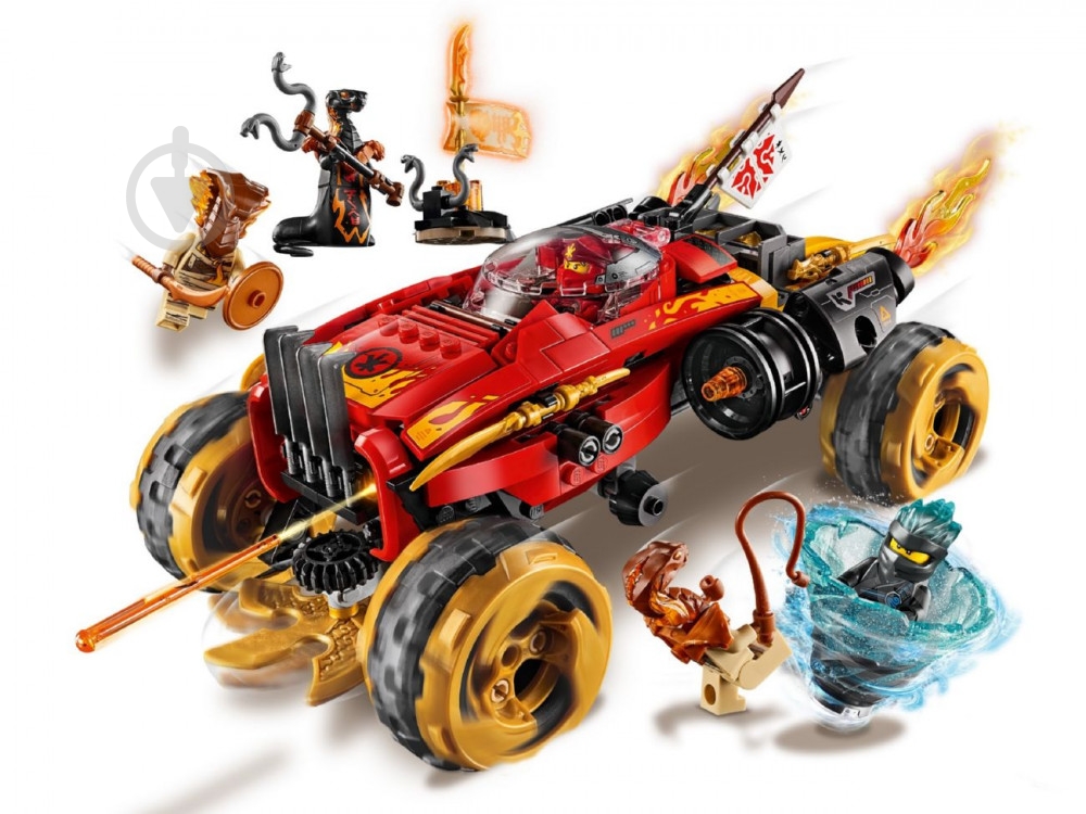ᐉ Конструктор LEGO Ninjago Катана 4x4 70675 • Краща ціна в Києві