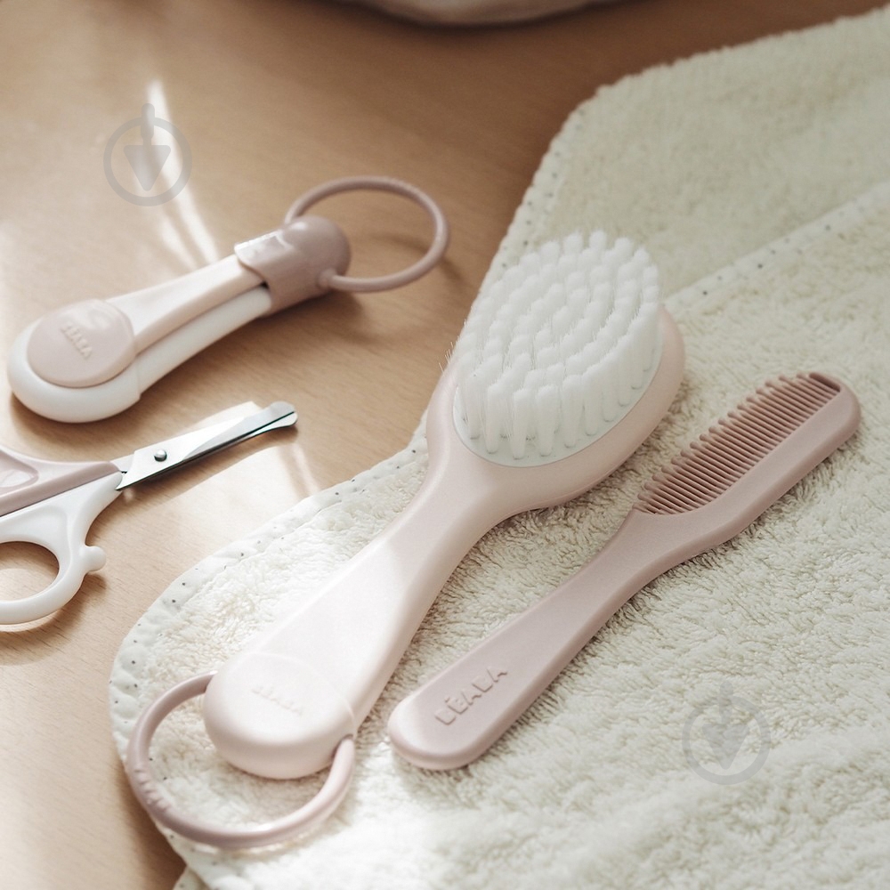 Набор Beaba гребень + щетка розовый (920367) - фото 8