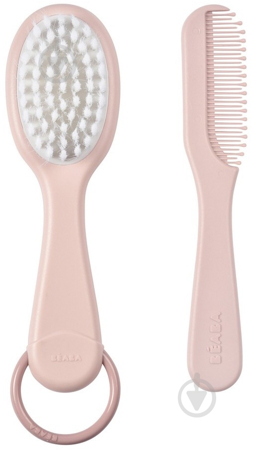 Набор Beaba гребень + щетка розовый (920367) - фото 1
