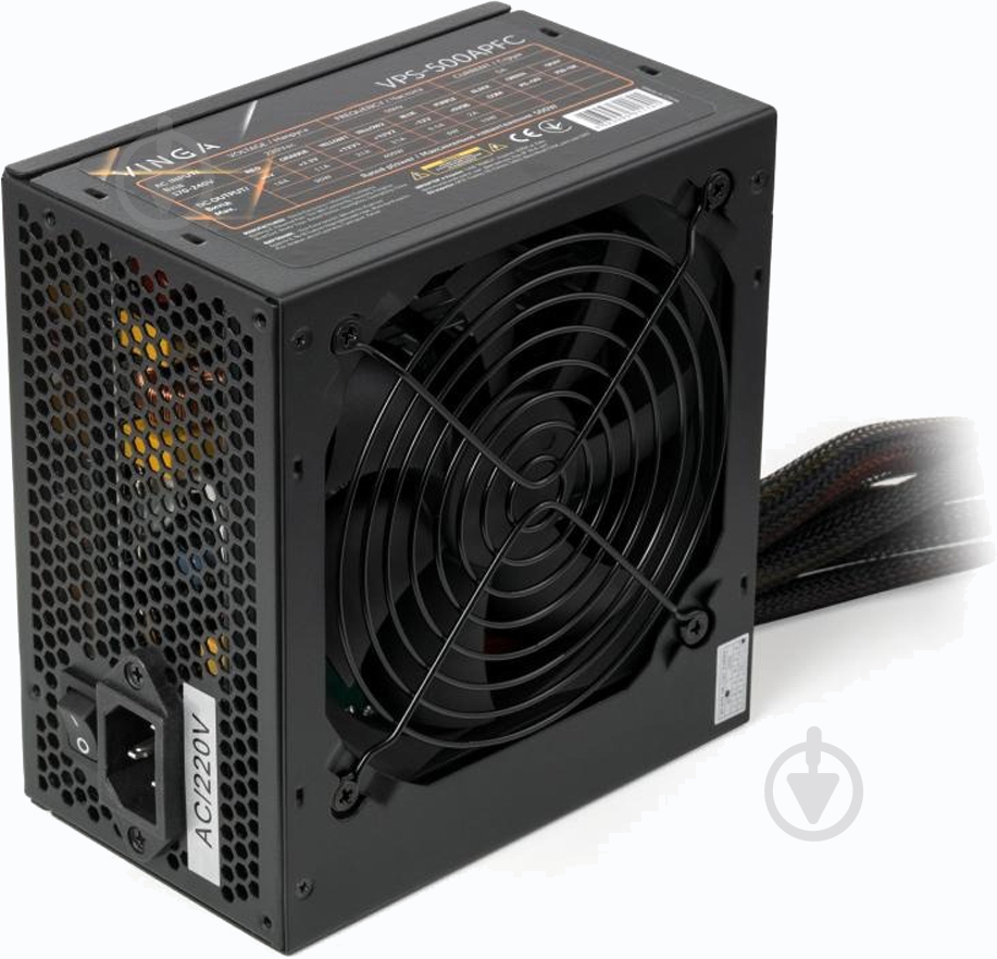 Блок питания Vinga VPS-500APFC 500 Вт - фото 5