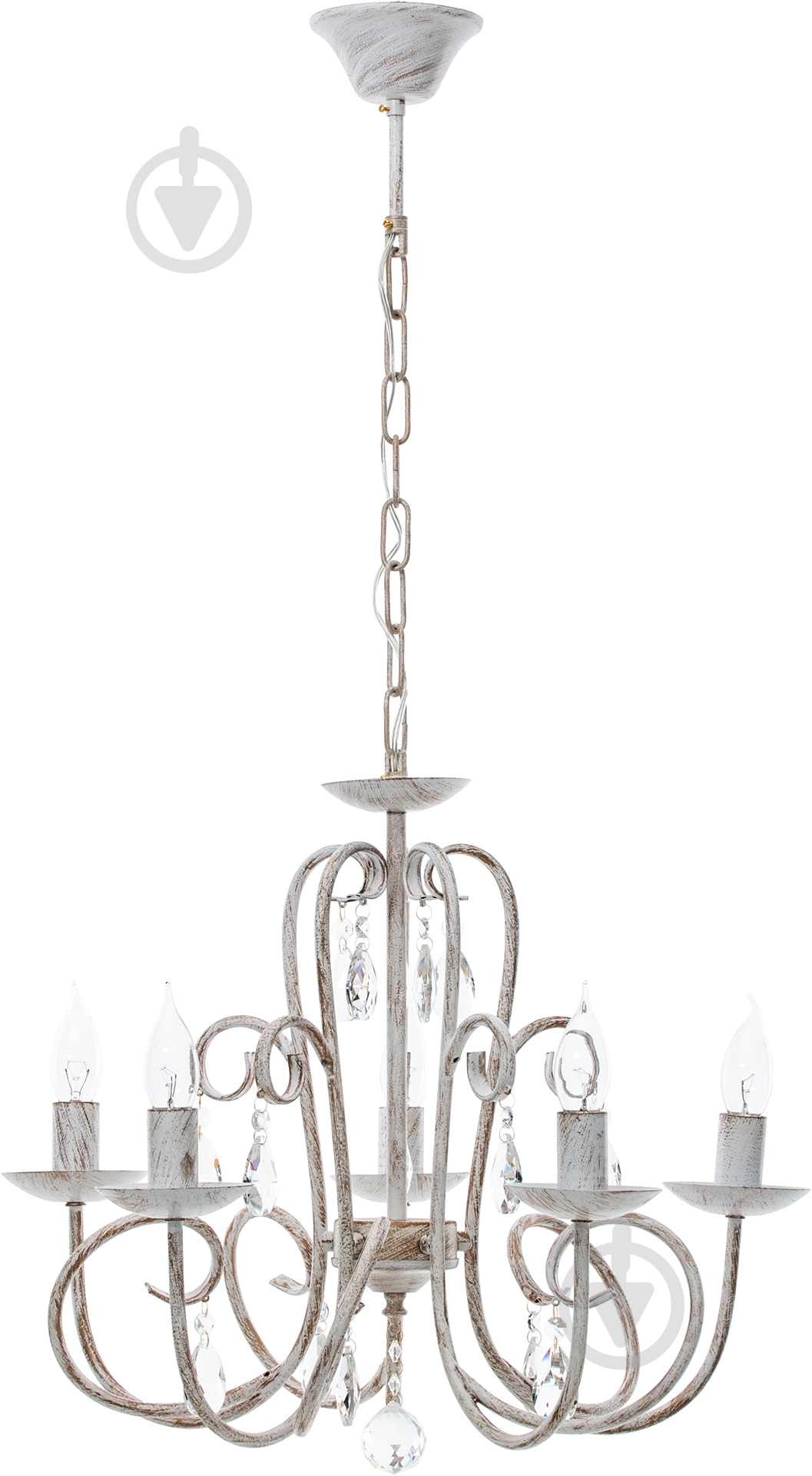 Люстра подвесная Victoria Lighting 5xE14 белый Mailin/SP5 white - фото 2 Люстра подвесная Victoria Lighting 5xE14 белый Mailin/SP5 white - фото 2
