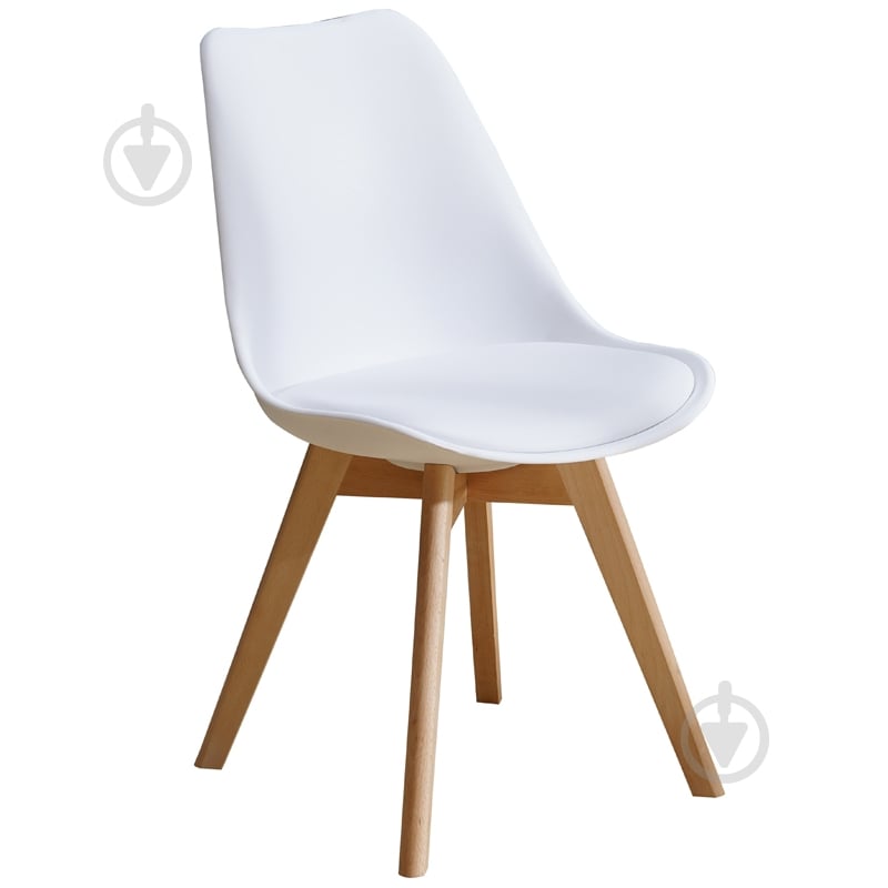 Стул ТЭЙДЭ белый / натуральный - фото 2