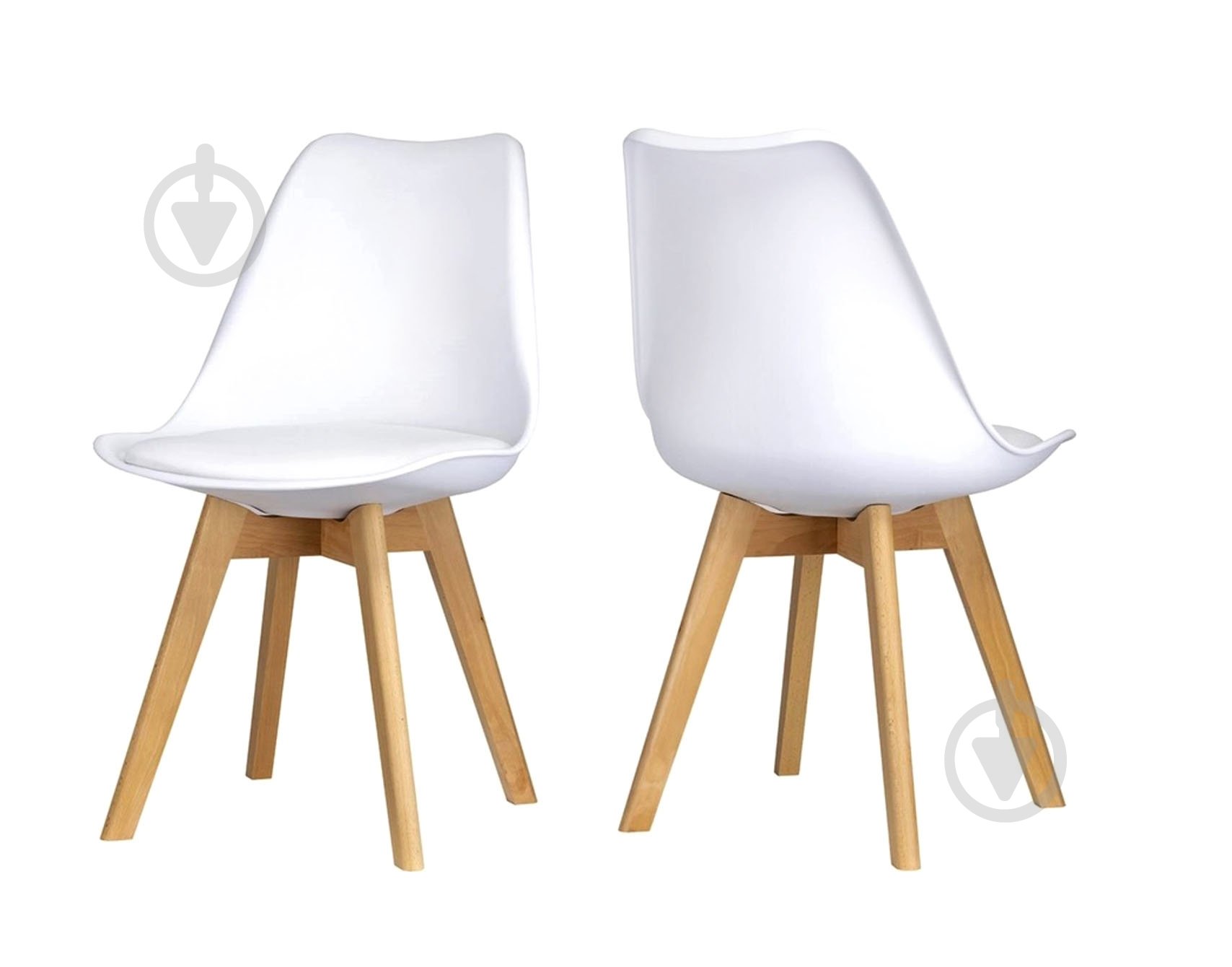 Стул ТЭЙДЭ белый / натуральный - фото 3