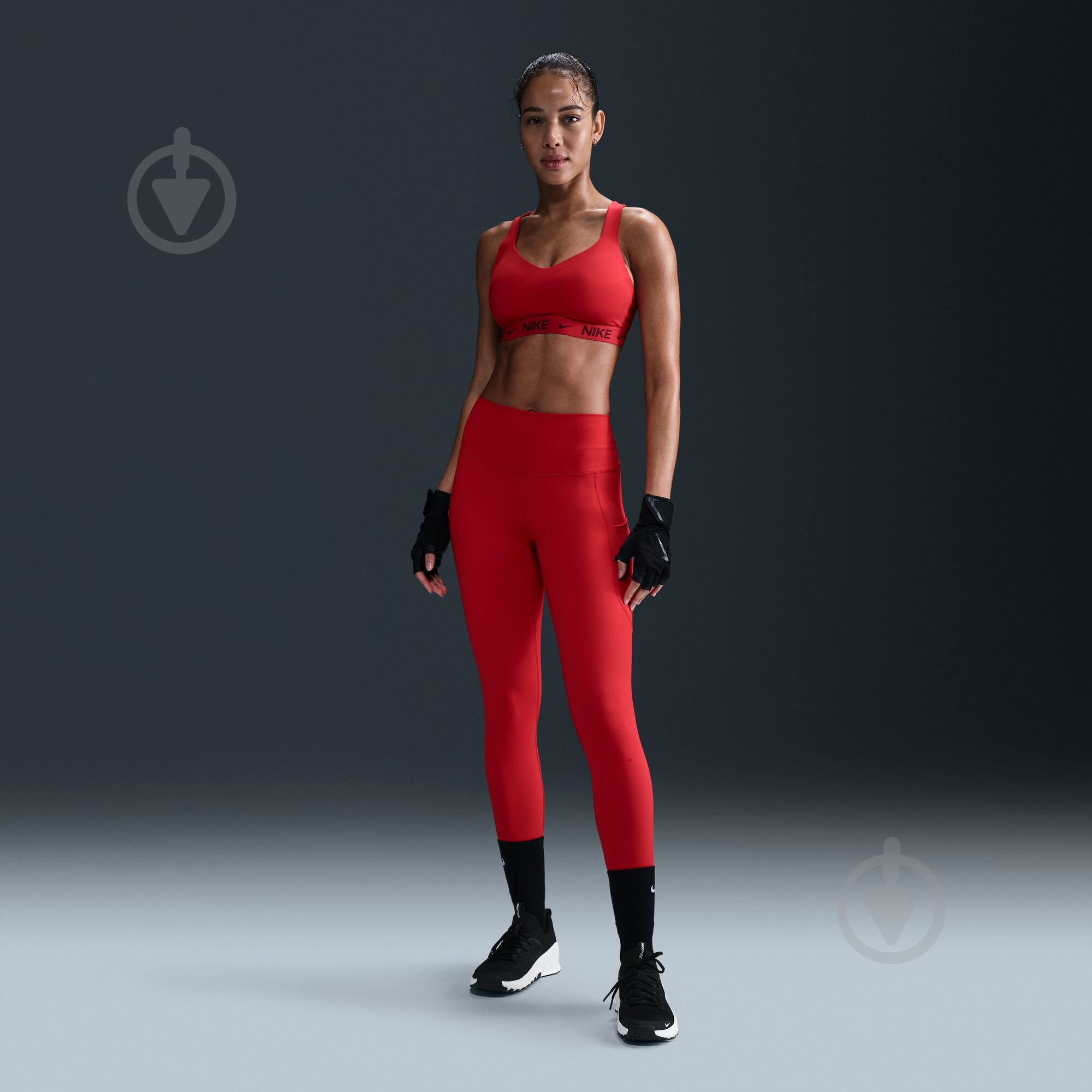 Бра Nike W NK DF INDY HGH SPT BRA FD1068-657 р.XS красный - фото 8