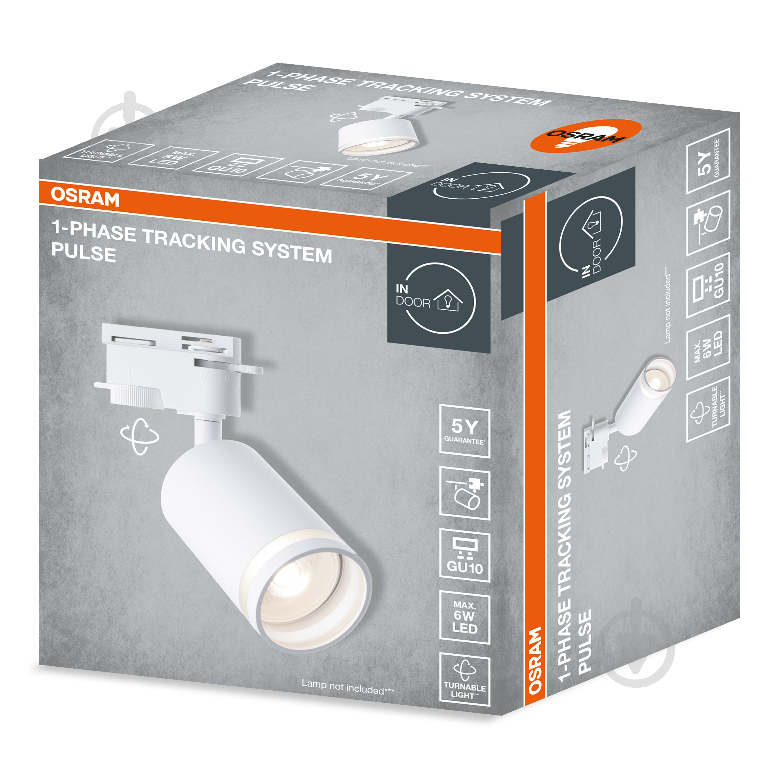 Трековий світильник Osram TRACK SPOT PULSE GU10 білий - фото 2