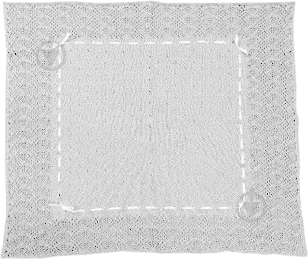 Простирадло Фламінго 90х90 см білий 781 - фото 1