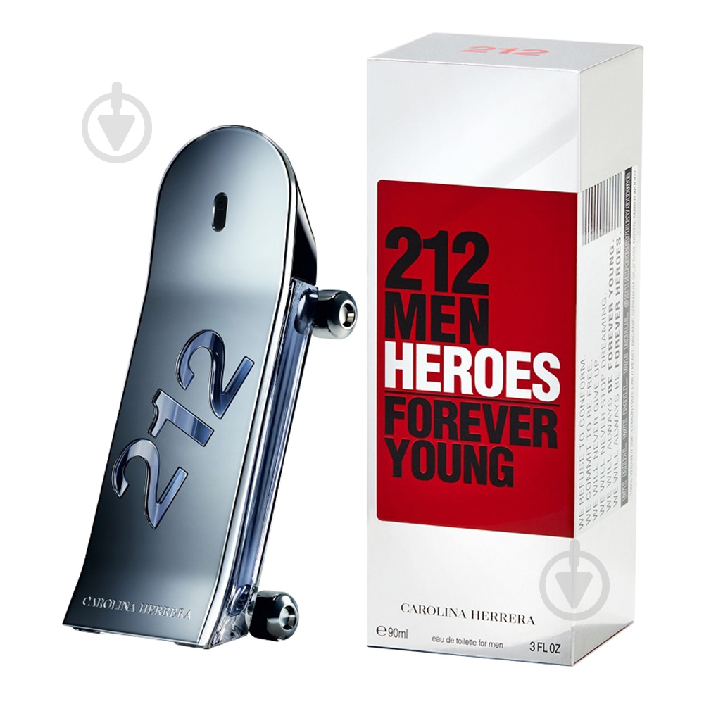 Туалетная вода Carolina Herrera 212 Heroes 90 мл - фото 1
