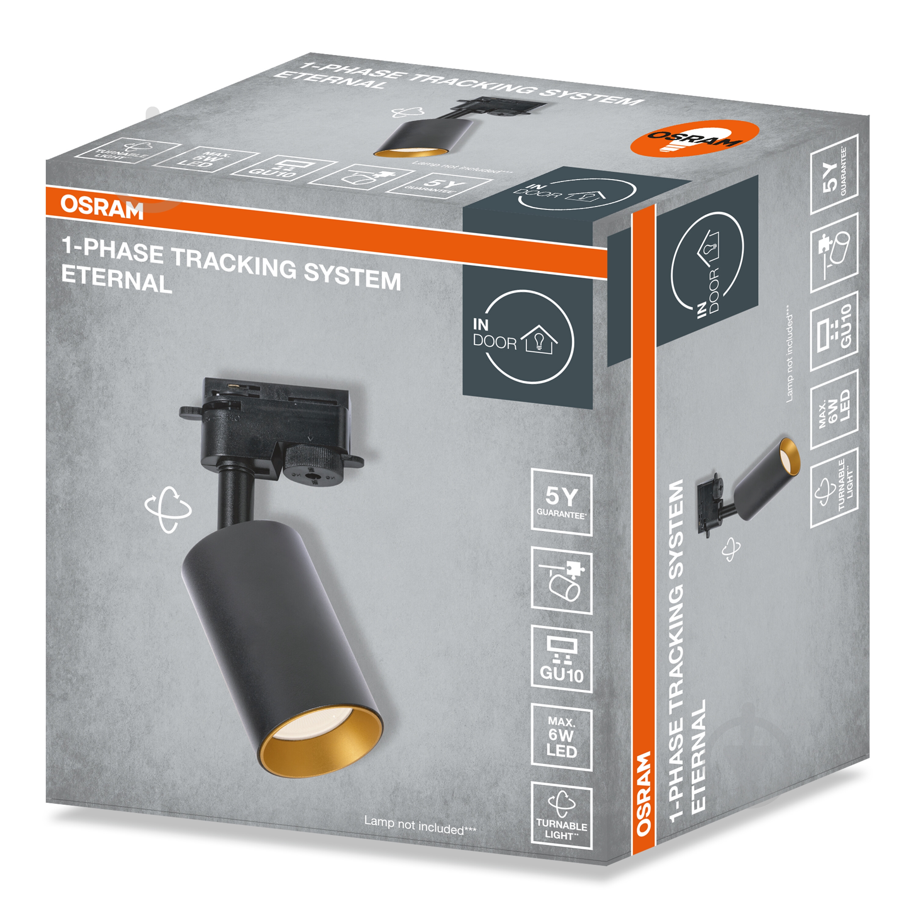 Трековый светильник Osram Eternal GU10 черный - фото 3 Трековый светильник Osram Eternal GU10 черный - фото 3