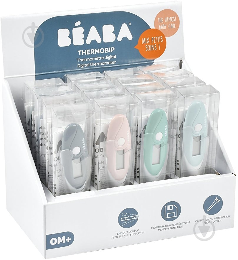 Термометр Beaba Thermobip (920380) цвет в ассортименте - фото 4 Термометр Beaba Thermobip (920380) цвет в ассортименте - фото 4