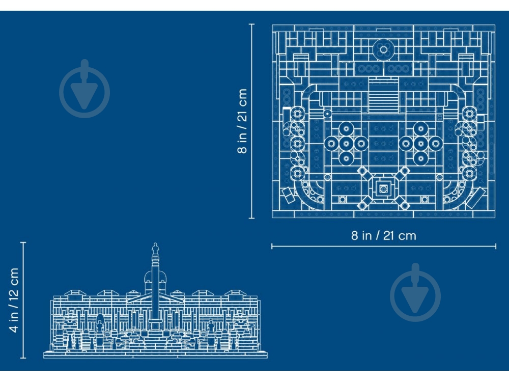 Конструктор LEGO Architecture Трафальгарська площа 21045 - фото 11