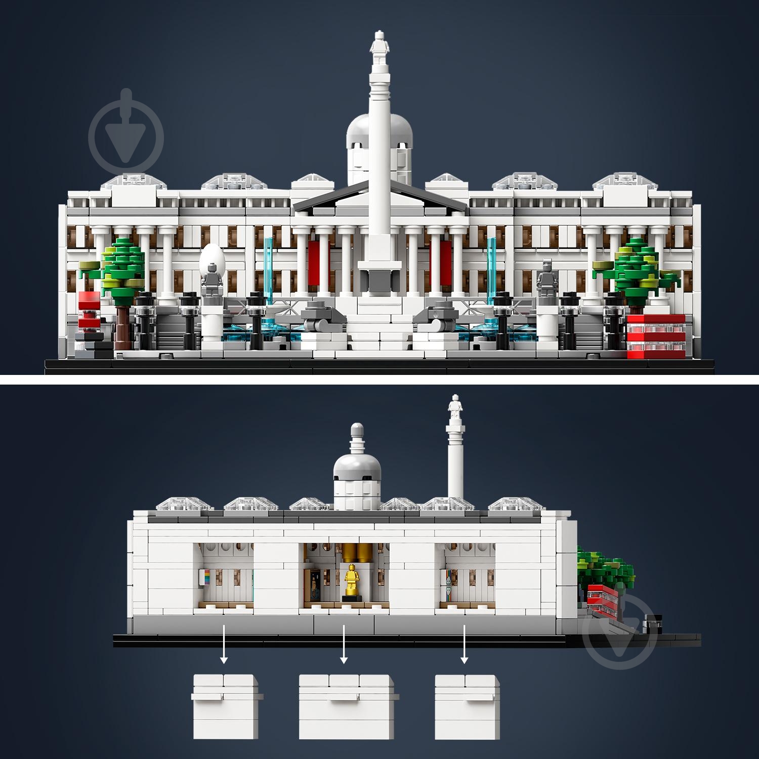 Конструктор LEGO Architecture Трафальгарська площа 21045 - фото 6