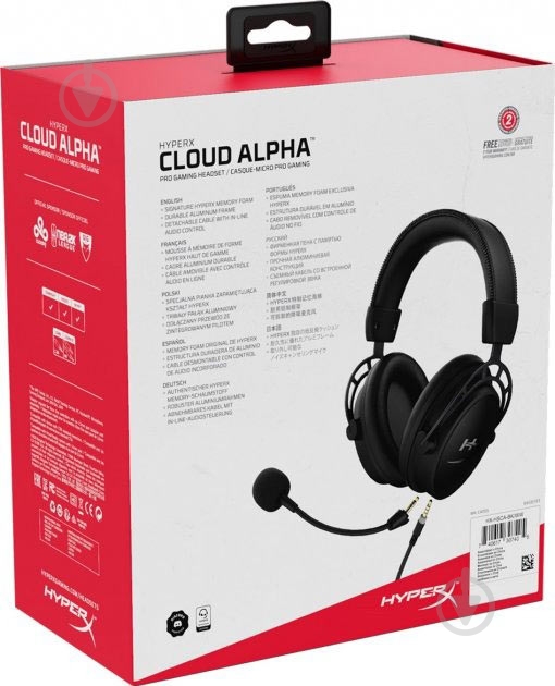 Наушники HyperX Cloud Alpha black (HX-HSCA-BK/WW) - фото 9