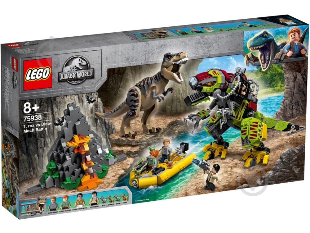 ᐉ Конструктор LEGO Jurassic World Бой тираннозавра против робота