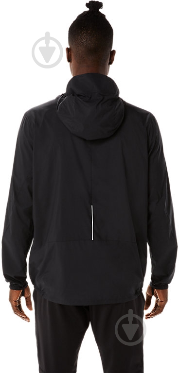 Ветровка мужская демисезонная Asics LITE-SHOW JACKET 2011C111-001 р.M зеленая - фото 2 Ветровка мужская демисезонная Asics LITE-SHOW JACKET 2011C111-001 р.M зеленая - фото 2