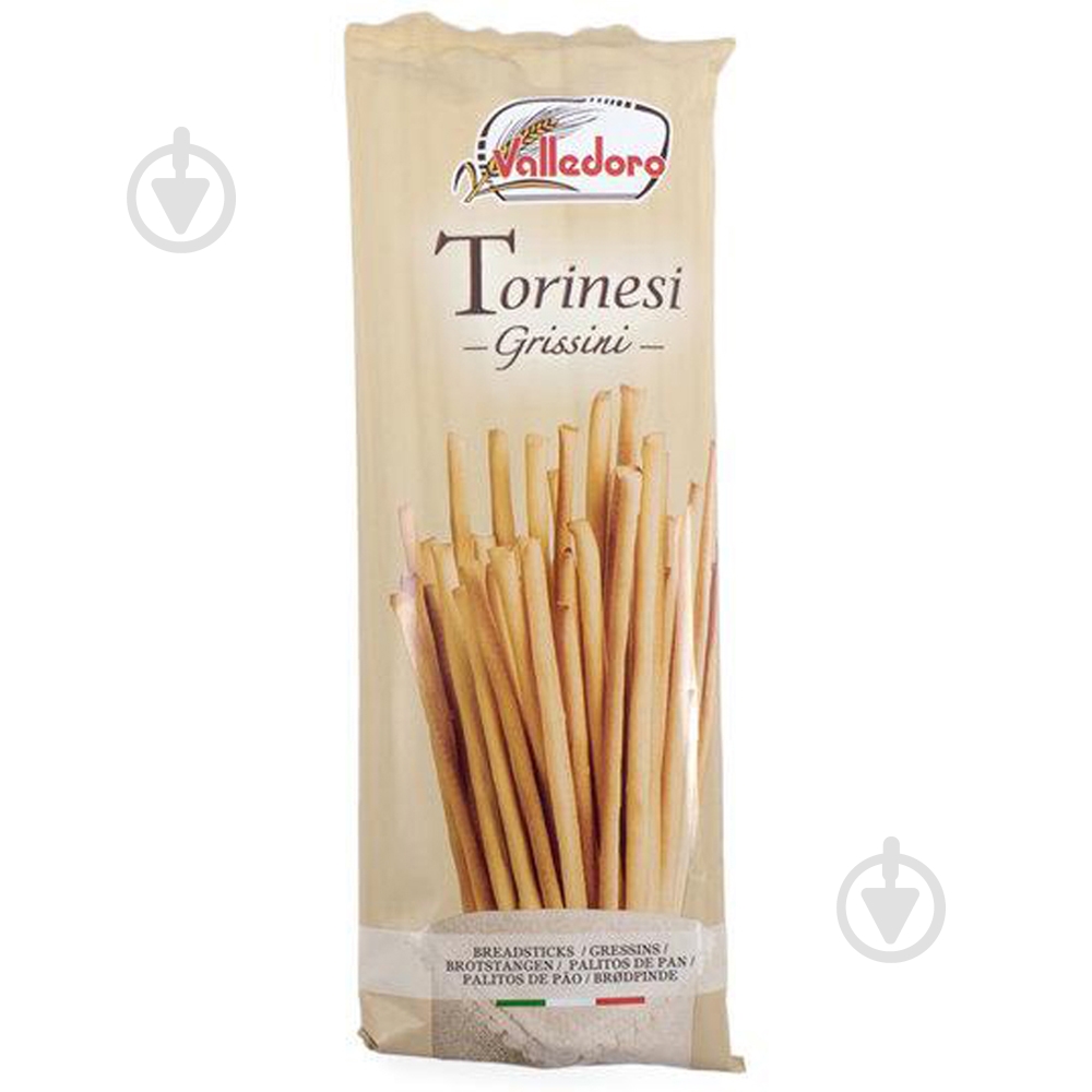 Гриссини VALLEDORO Torinesi 100 г - фото 1 Гриссини VALLEDORO Torinesi 100 г - фото 1