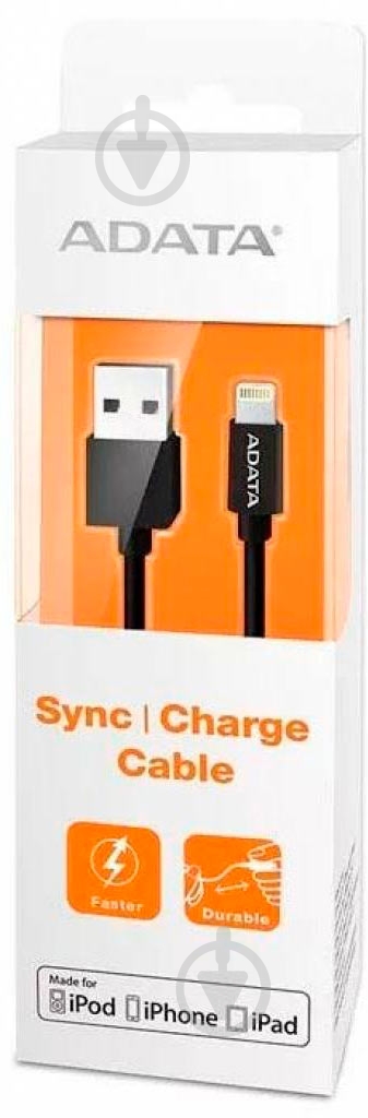 Дата-кабель ADATA Lightning – USB 1 м голубой (AMFIPL-100CM-CBL) - фото 3