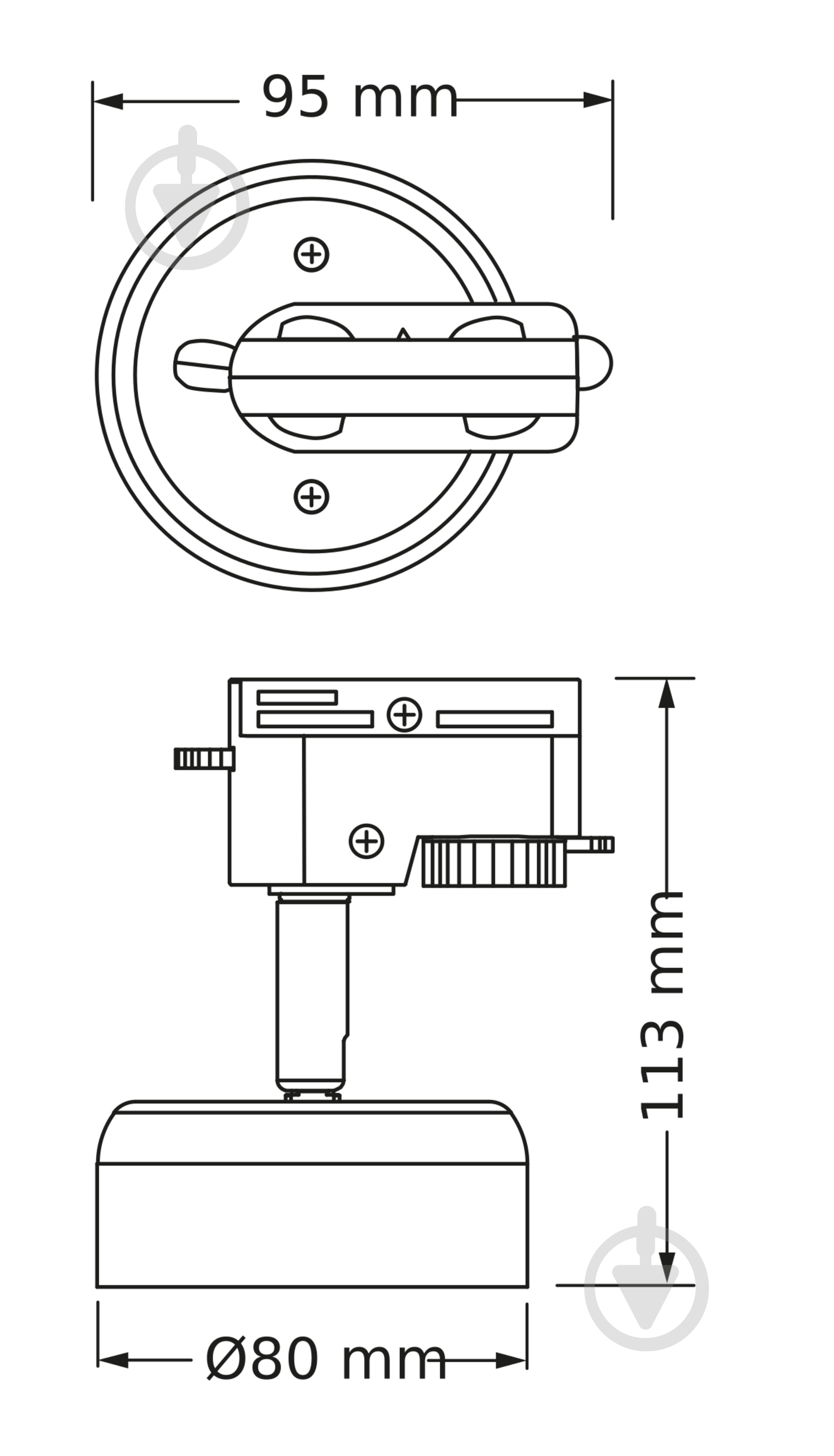 Трековий світильник Osram TRACK SPOT CLEAR GX53 білий - фото 3 Трековий світильник Osram TRACK SPOT CLEAR GX53 білий - фото 3