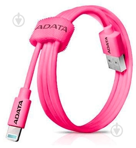 Дата-кабель ADATA Lightning – USB 1 м розовый (AMFIPL-100CM-CPK) - фото 3