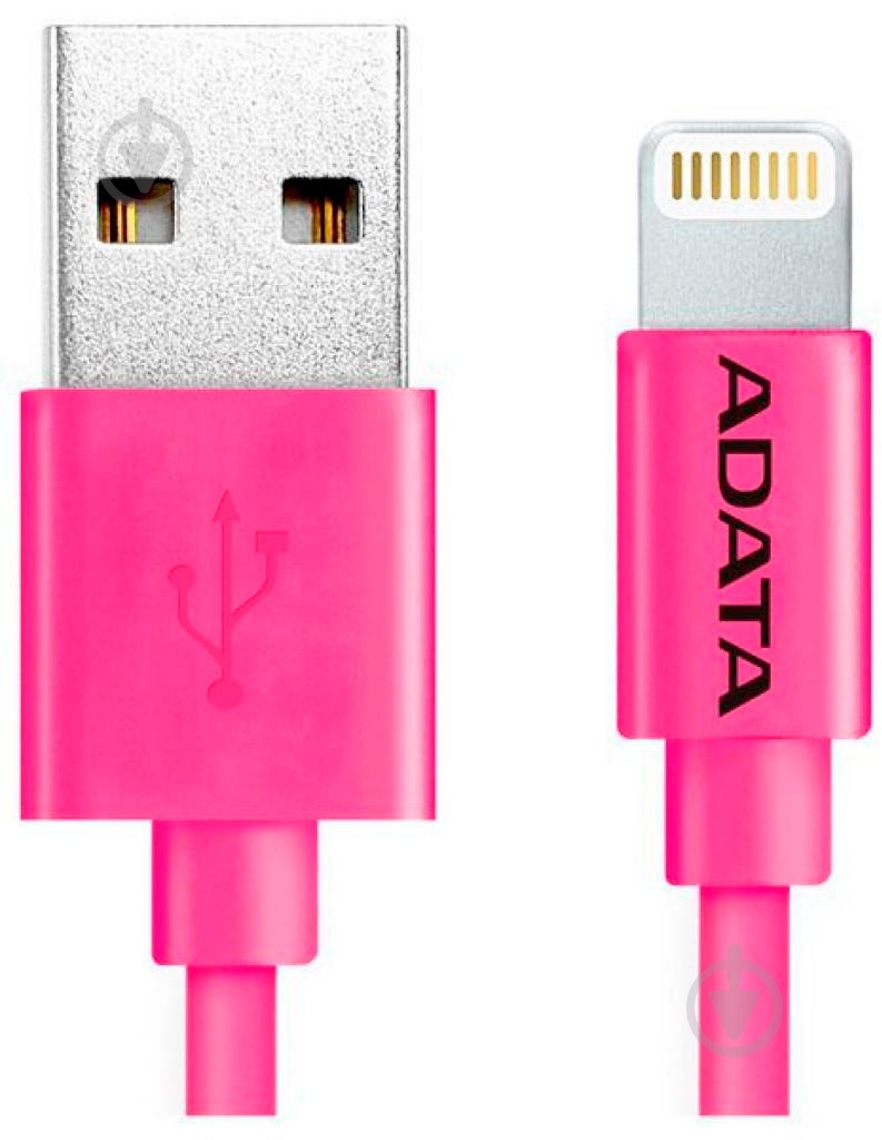 Дата-кабель ADATA Lightning – USB 1 м розовый (AMFIPL-100CM-CPK) - фото 2