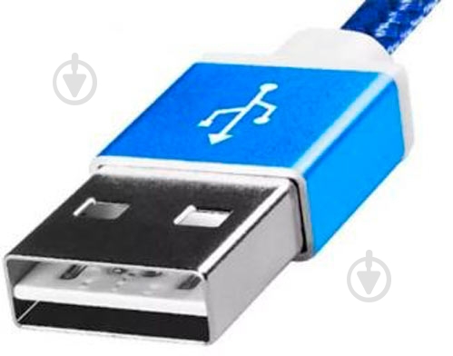 Дата-кабель ADATA USB – microUSB 1 м голубой (AMUCAL-100CMK-CBL) - фото 3