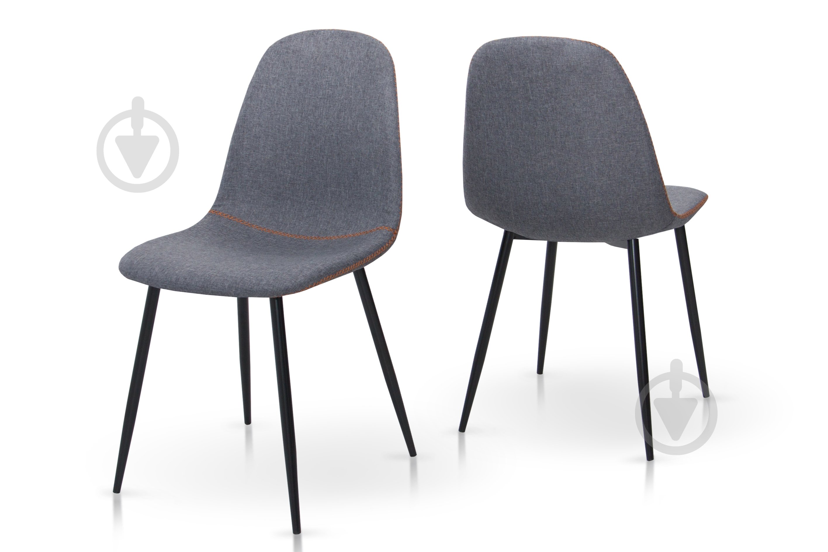 Стул Эмбер-F серый / черный - фото 1 Стул Эмбер-F серый / черный - фото 1