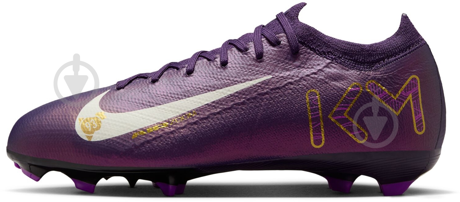 Бутсы Nike Jr. Mercurial Vapor 16 Pro "Kylian Mbappe" HF5450-500 р.34 фиолетовый - фото 3 Бутсы Nike Jr. Mercurial Vapor 16 Pro "Kylian Mbappe" HF5450-500 р.34 фиолетовый - фото 3