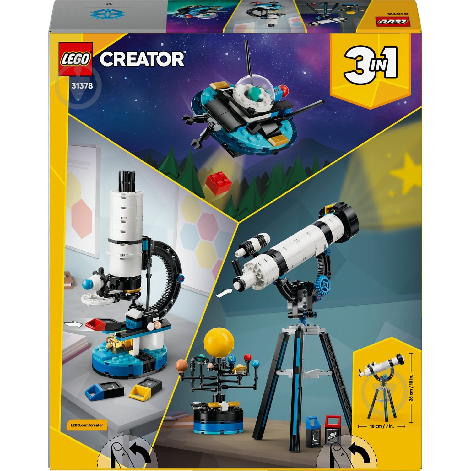 Конструктор LEGO Creator Космічний дослідницький телескоп 31378 - фото 2