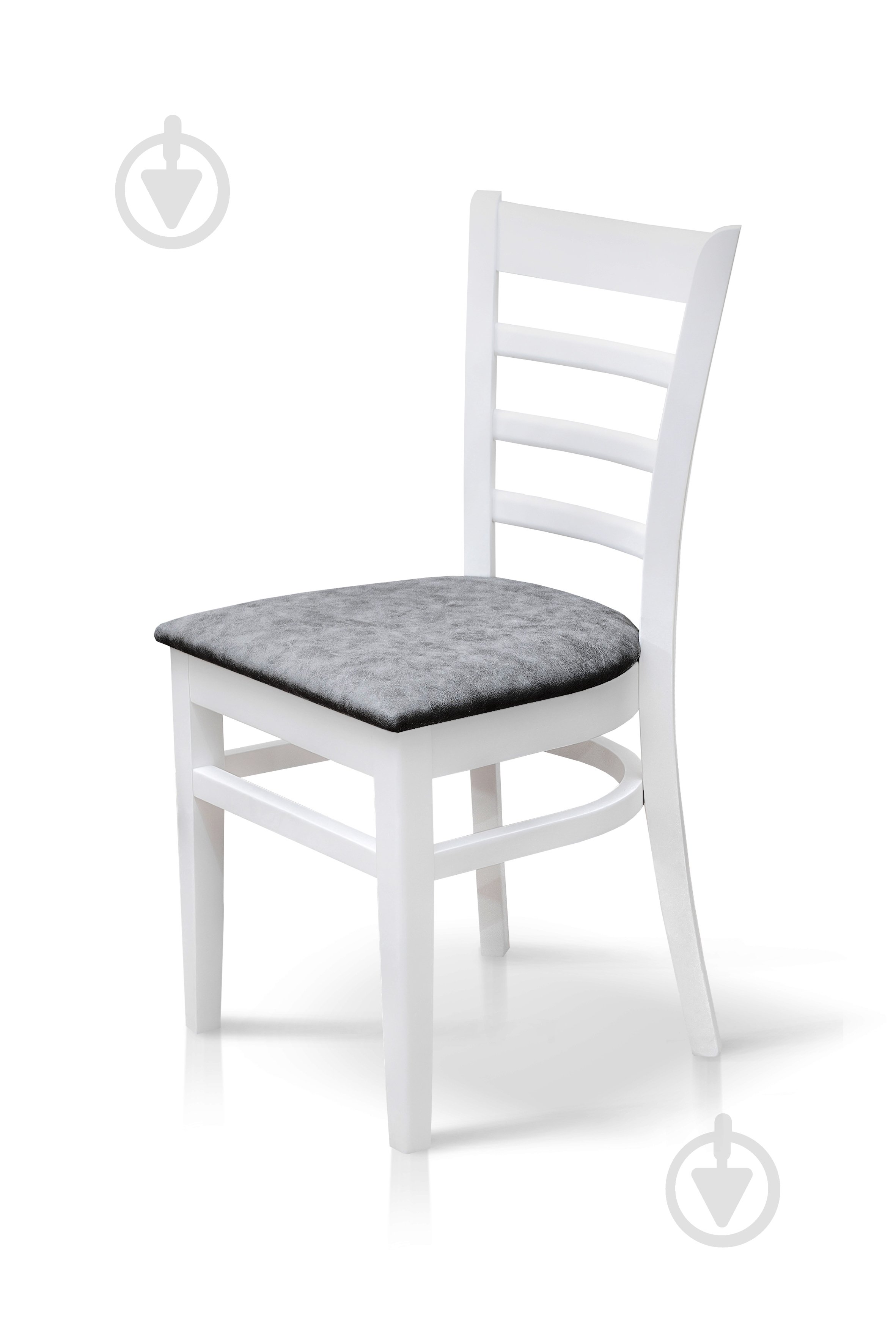 Стул Оксфорд серый / белый - фото 2