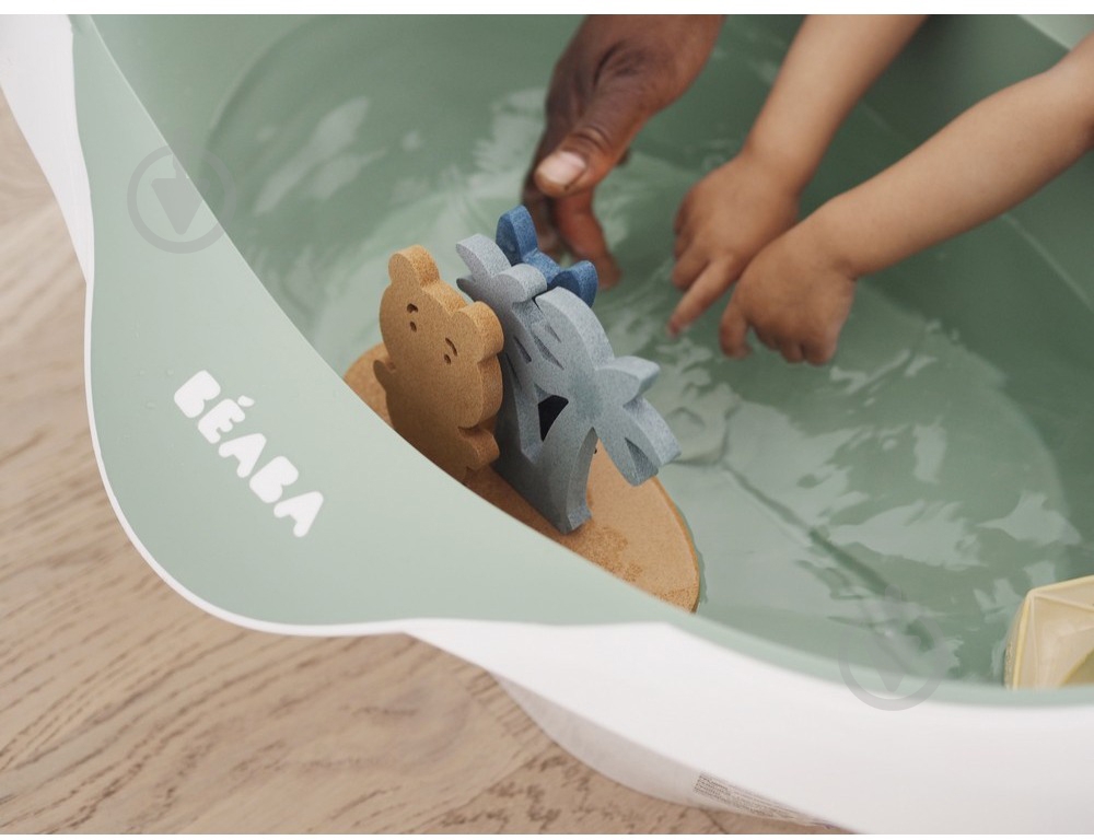 Ванночка Beaba Camele'o оливковый 920396 - фото 8 Ванночка Beaba Camele'o оливковый 920396 - фото 8