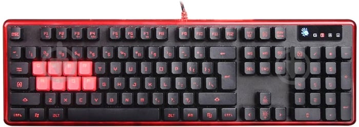 Клавиатура A4Tech Bloody B2278 USB Black-red (B2278) - фото 1