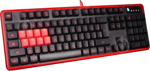 Клавиатура A4Tech Bloody B2278 USB Black-red (B2278) - фото 2