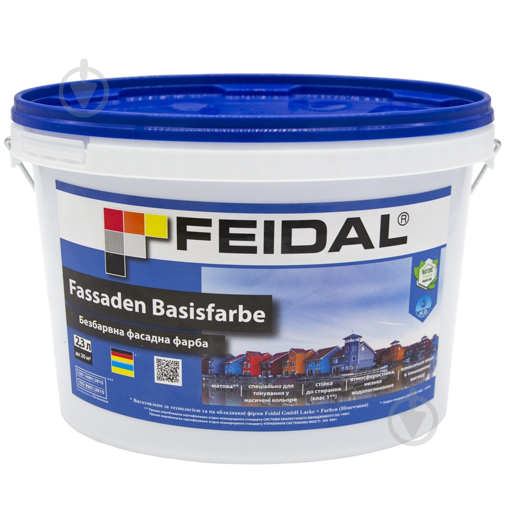 Краска акриловая Feidal Fassaden Basisfarbe мат LFC 0403 2,3 л - фото 2 Краска акриловая Feidal Fassaden Basisfarbe мат LFC 0403 2,3 л - фото 2