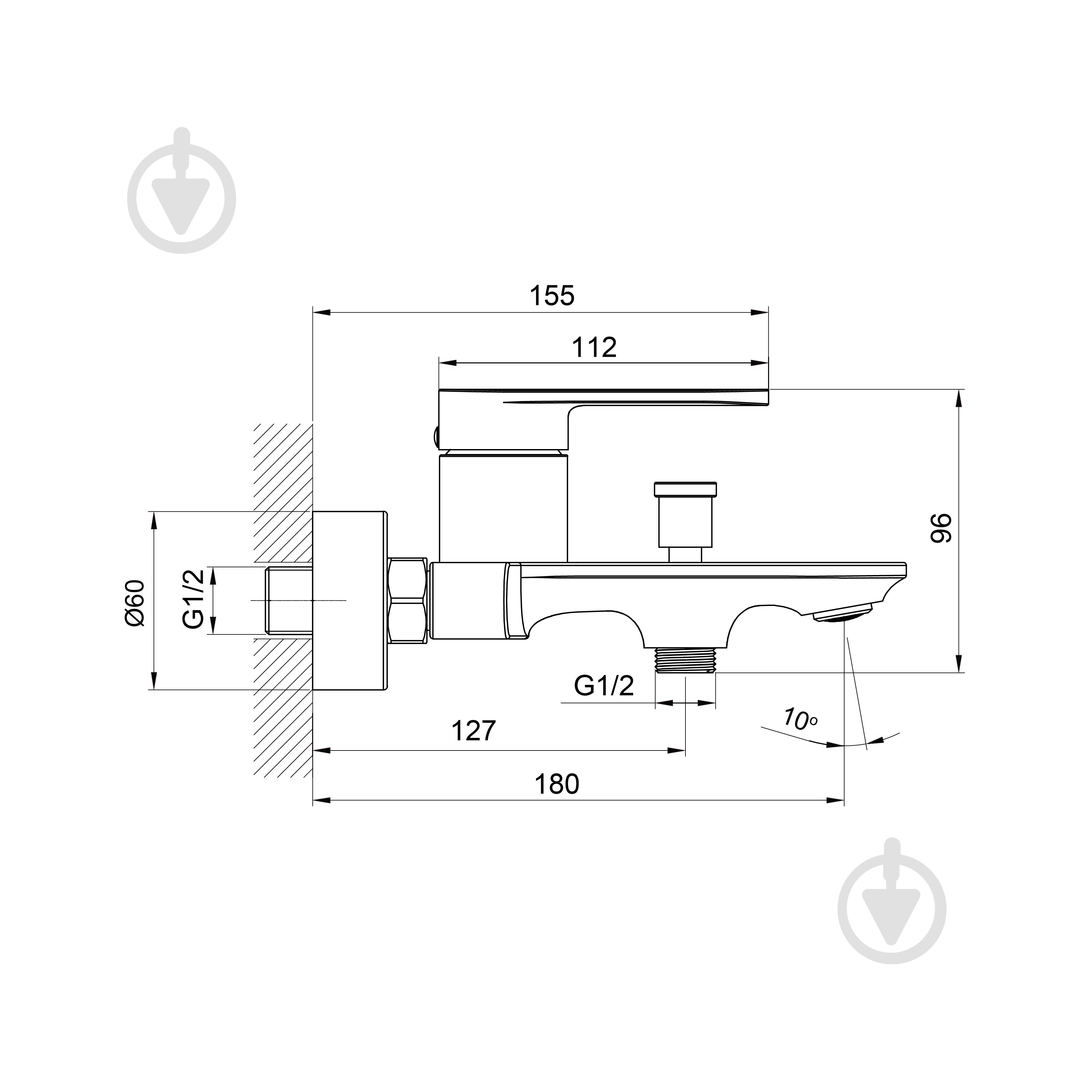 Смеситель для ванны Koller Pool Line Pro - фото 2