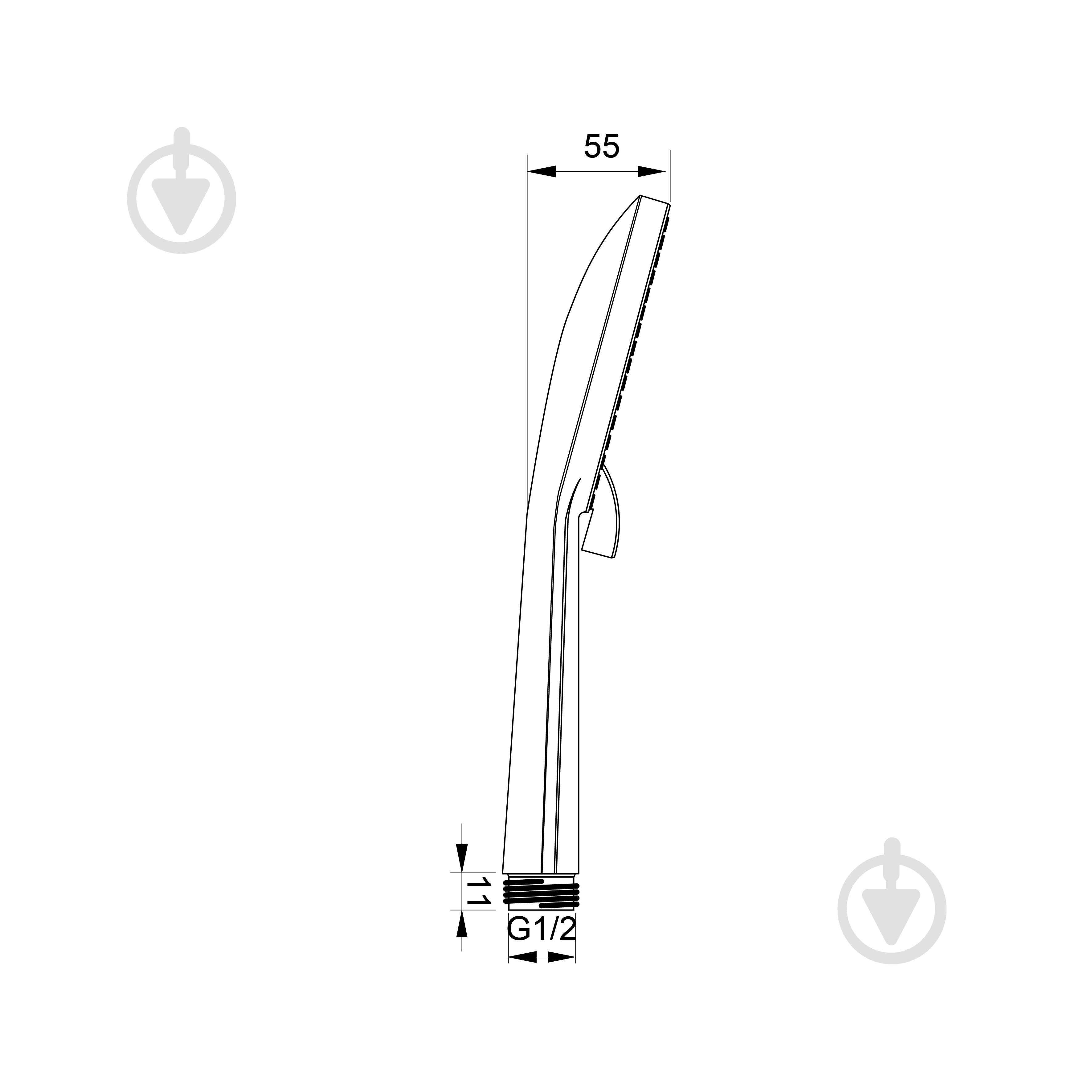 Ручний душ Koller Pool PRO-1 Chrome (1146460325) - фото 3 Ручний душ Koller Pool PRO-1 Chrome (1146460325) - фото 3