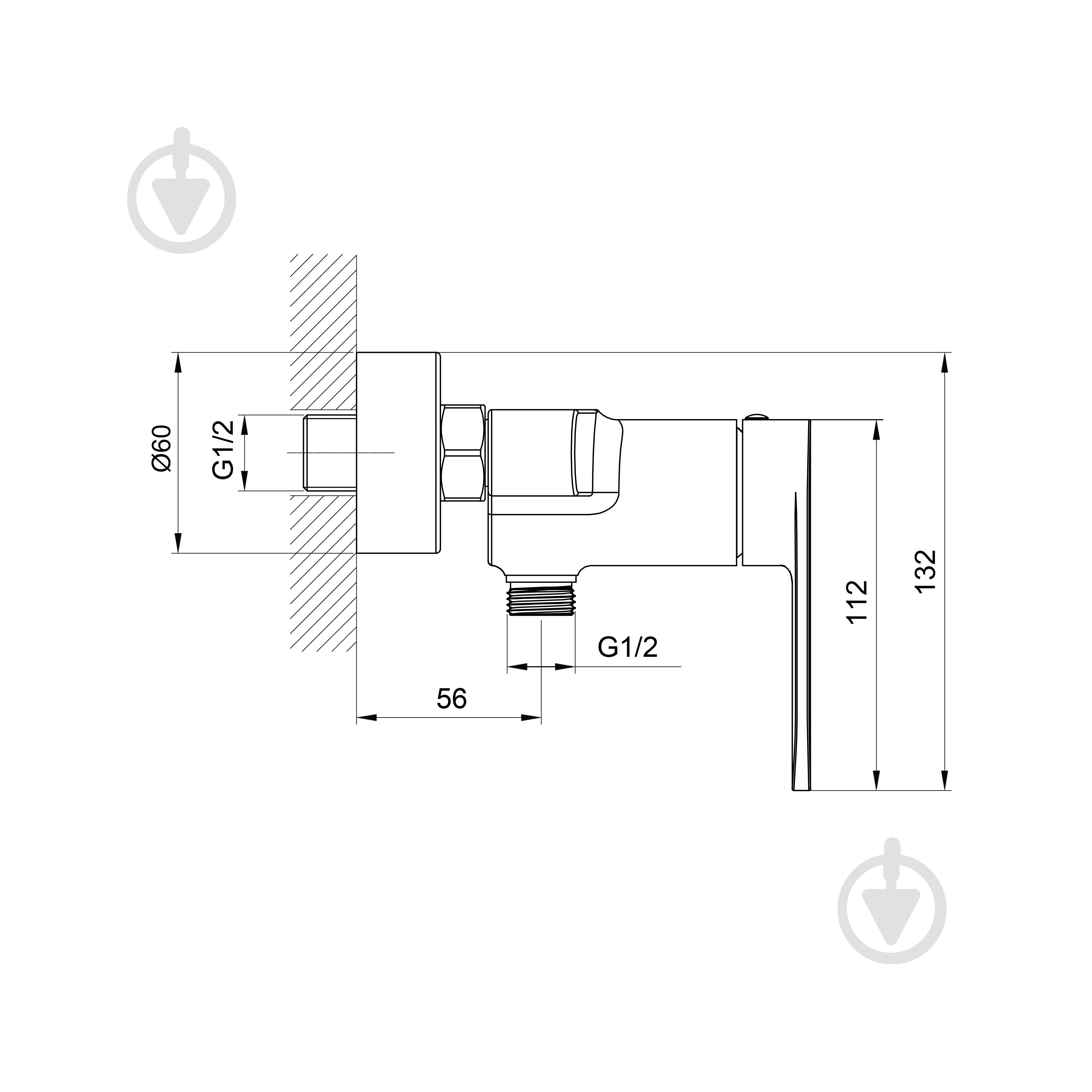Смеситель для душа Koller Pool Line Pro - фото 2