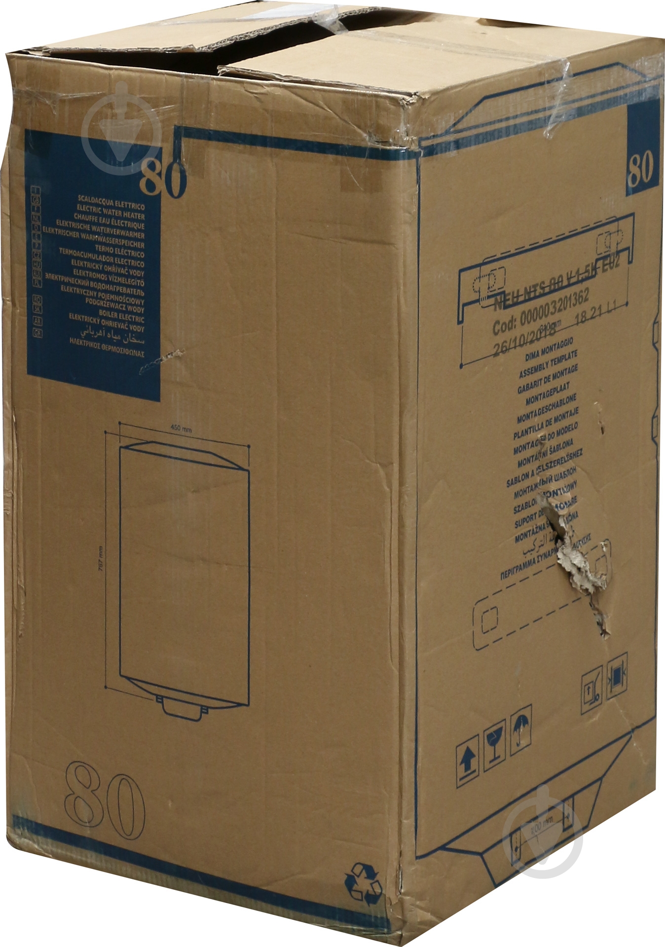 УЦЕНКА! Бойлер Ariston NTS 80V 1,5K (RE) EU - фото 4 УЦЕНКА! Бойлер Ariston NTS 80V 1,5K (RE) EU - фото 4
