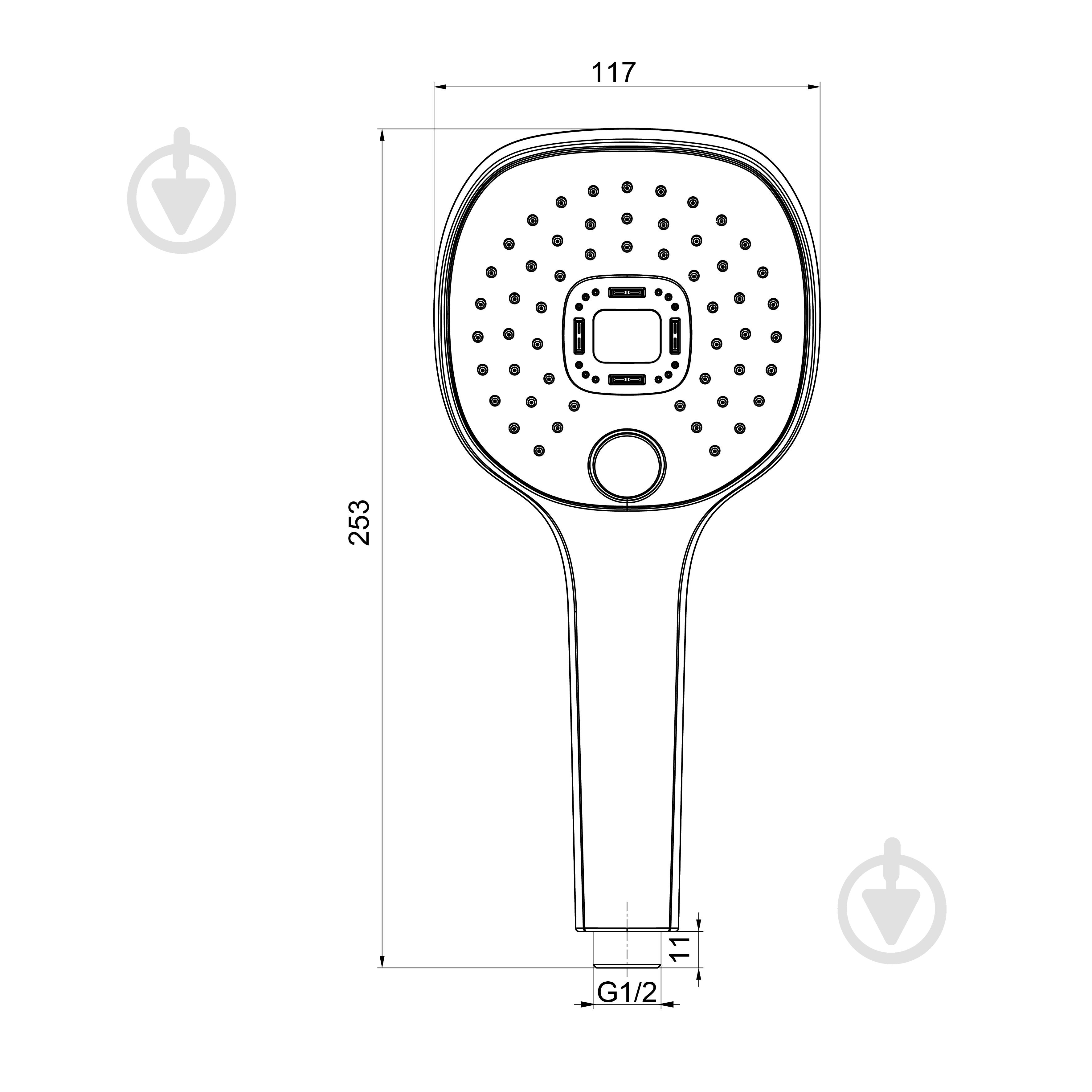 Ручной душ Koller Pool PRO PLUS Chrome (1146461427) - фото 2 Ручной душ Koller Pool PRO PLUS Chrome (1146461427) - фото 2