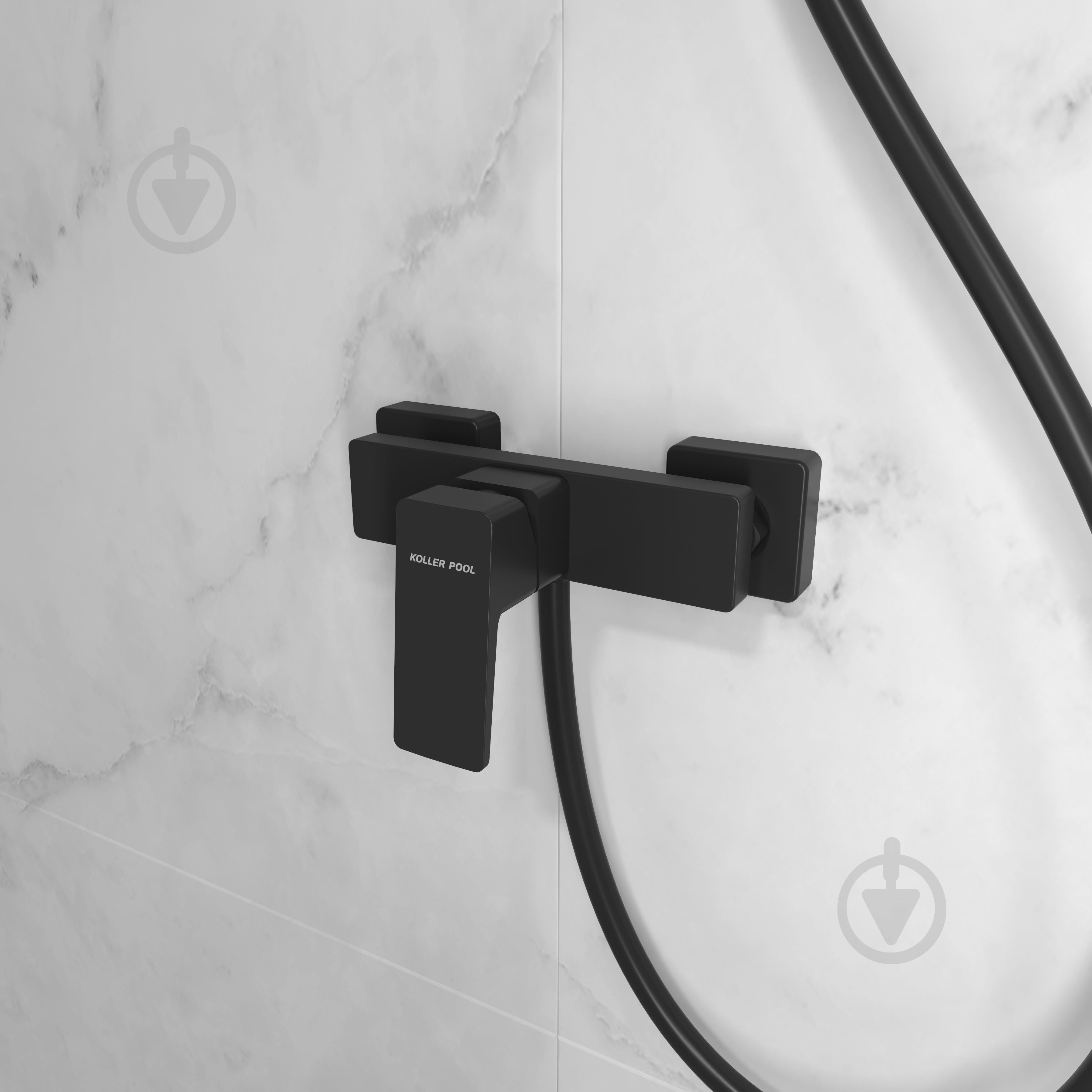 Смеситель для душа Koller Pool Cube, Black Matt (1104320605) - фото 5 Смеситель для душа Koller Pool Cube, Black Matt (1104320605) - фото 5