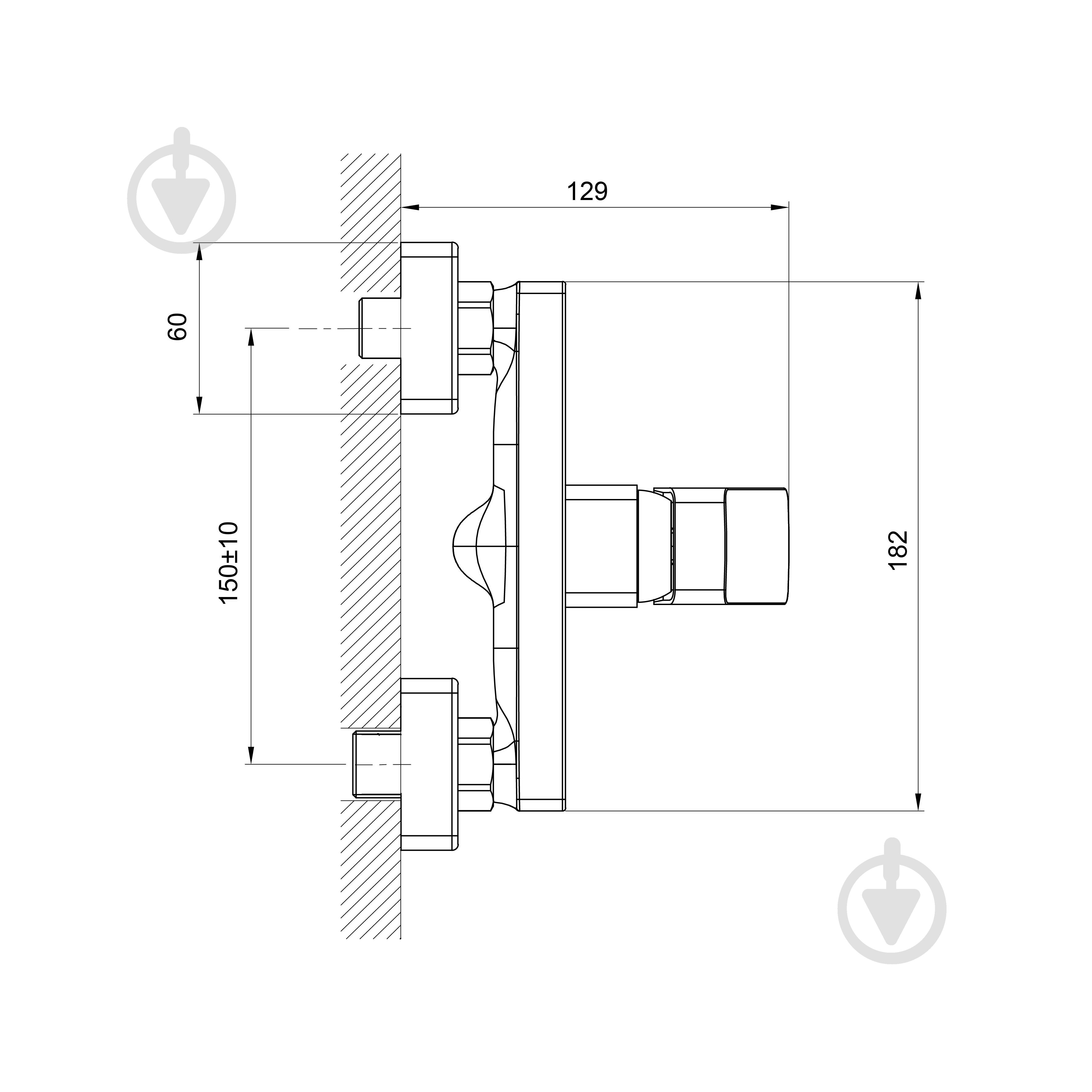 Смеситель для душа Koller Pool Cube, Black Matt (1104320605) - фото 3 Смеситель для душа Koller Pool Cube, Black Matt (1104320605) - фото 3