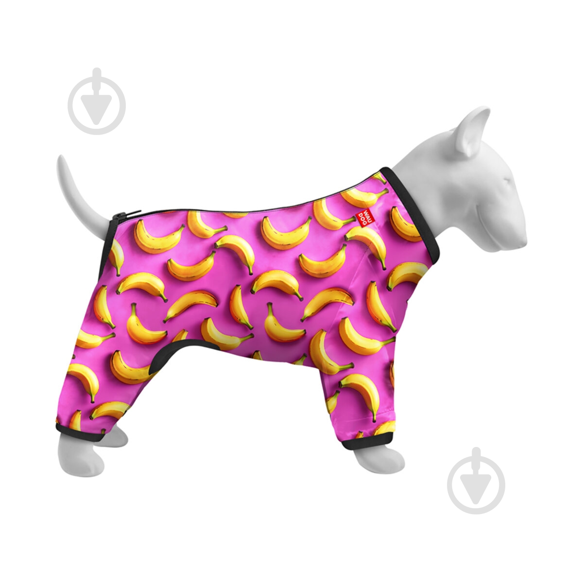 Ветровка Waudog рисунок "Бананы на розовом" M35 В 59-62 см С 37-40 см - фото 3 Ветровка Waudog рисунок "Бананы на розовом" M35 В 59-62 см С 37-40 см - фото 3