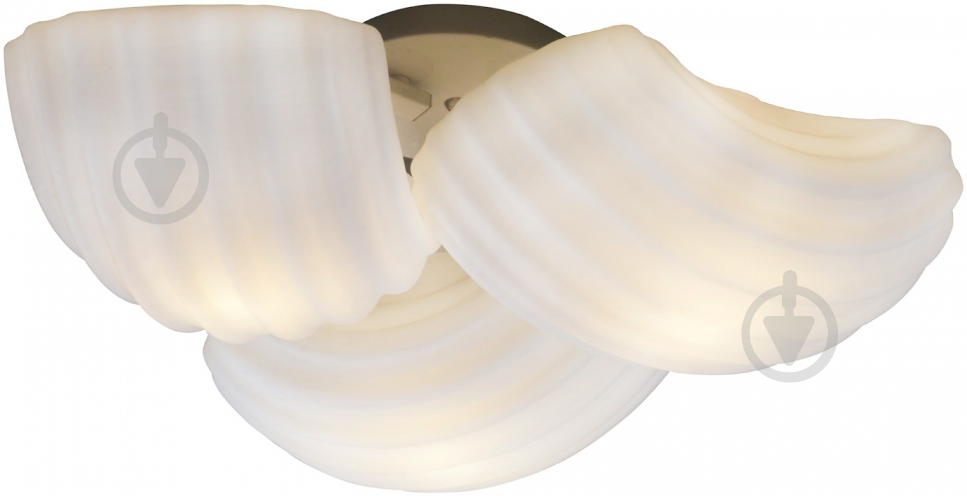 Люстра потолочная Victoria Lighting 3xE27 белый Shell/PL3 - фото 1