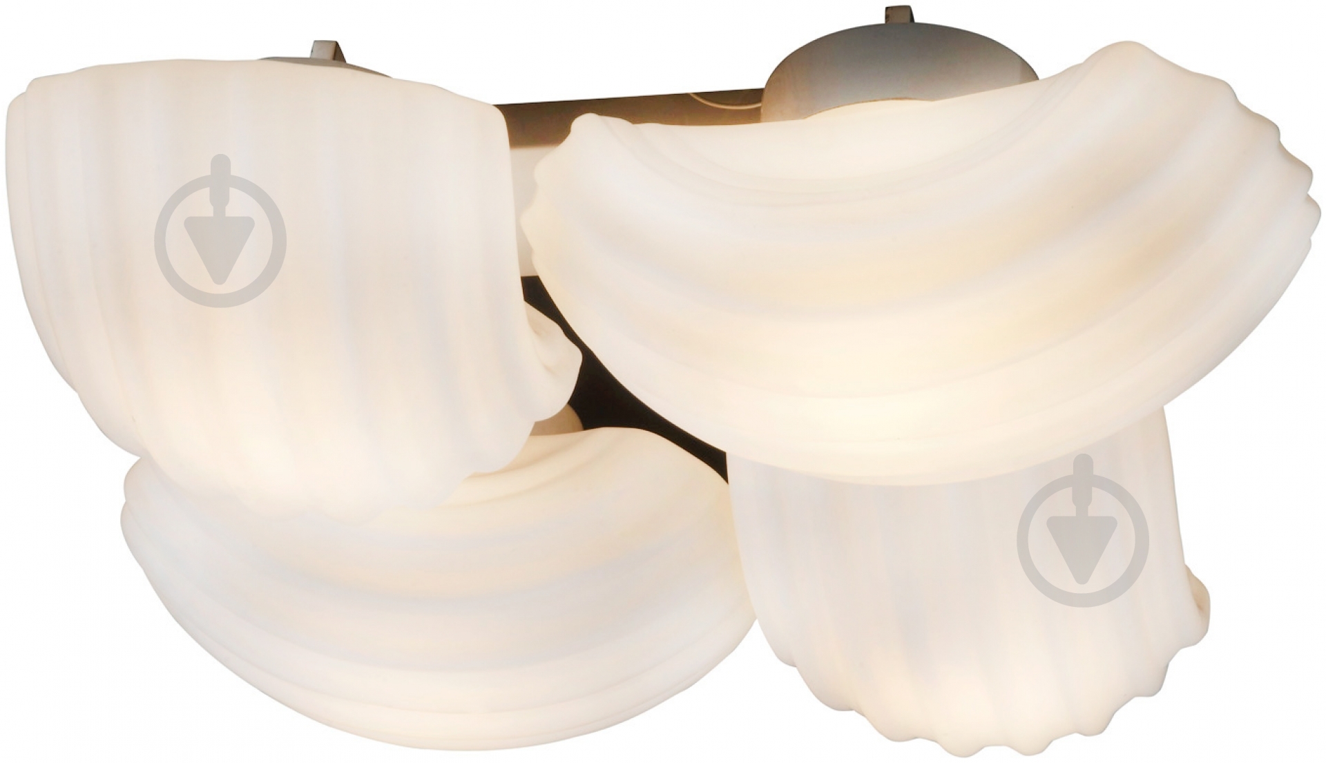 Люстра потолочная Victoria Lighting 4xE27 белый Shell/PL4 - фото 1