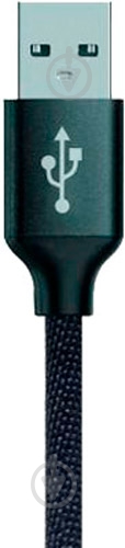 Дата-кабель ColorWay Lightning – USB 1 м черный (CW-CBUL004-BK) - фото 2