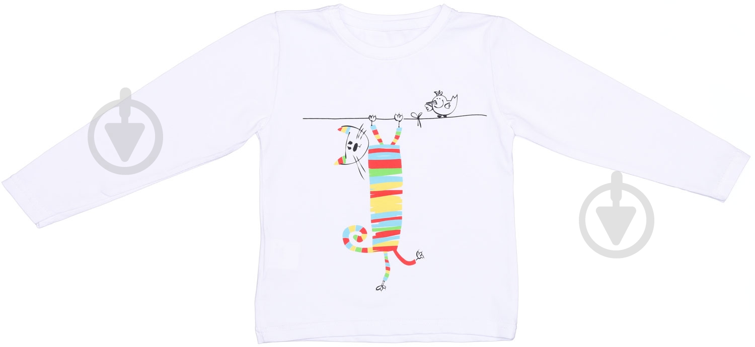 Реглан для девочки Luna Kids р.98 белый - фото 2