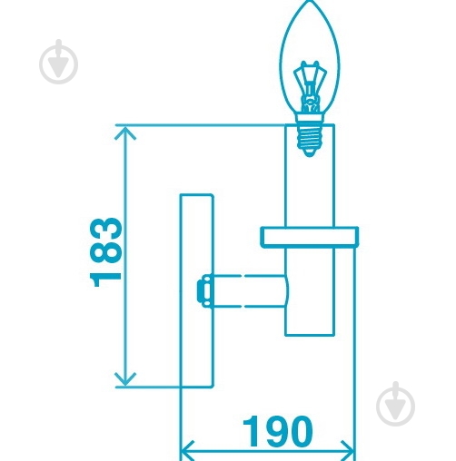 ВИТРИНА! Бра Victoria Lighting 1x40 Вт E14 бронза/черный Travis/AP1 - фото 2 ВИТРИНА! Бра Victoria Lighting 1x40 Вт E14 бронза/черный Travis/AP1 - фото 2