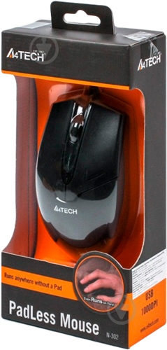 Мышь A4Tech N-302 USB black - фото 4