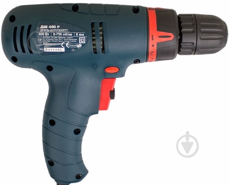 Шуруповерт сетевой Сталь ДШ 400 Р - фото 1