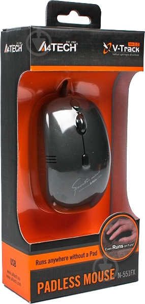 Мышь A4Tech N-551FX-1 USB black - фото 5