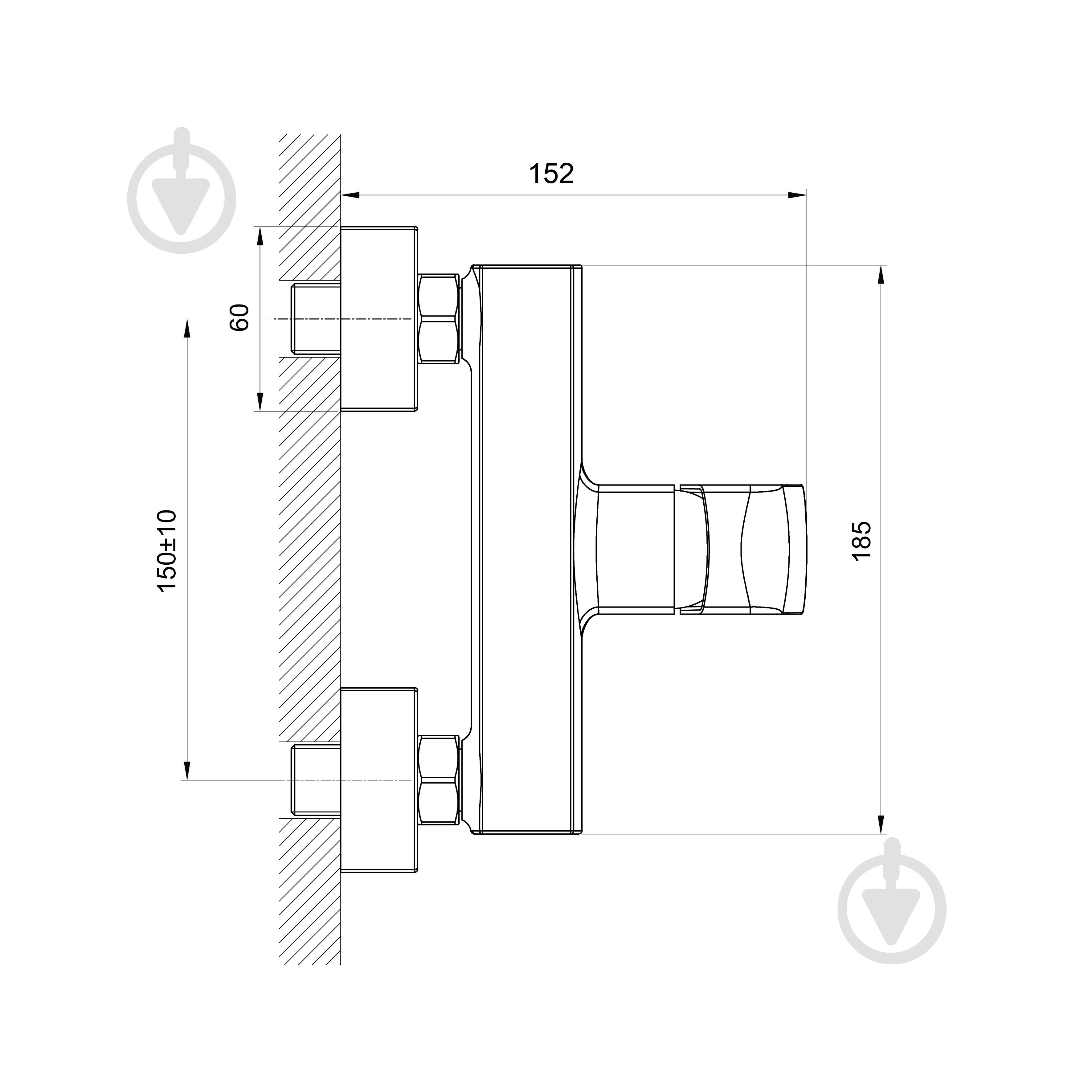 Смеситель для душа Koller Pool Tera (1126320305) - фото 3