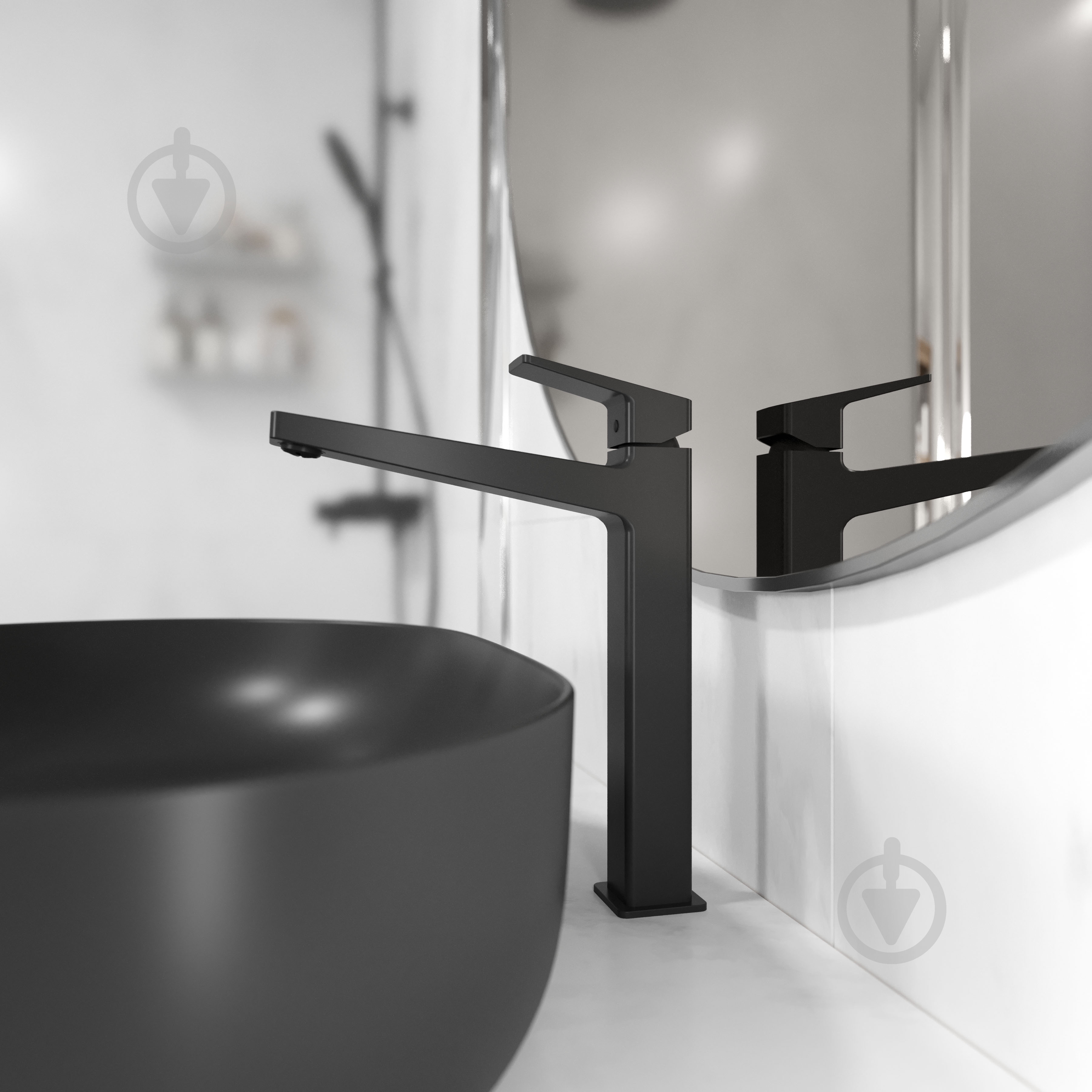 Змішувач для умивальника Koller Pool Cube XL, Black Matt (1104340605) - фото 4 Змішувач для умивальника Koller Pool Cube XL, Black Matt (1104340605) - фото 4